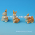 Creative ceramic easter decoration with rabbit design